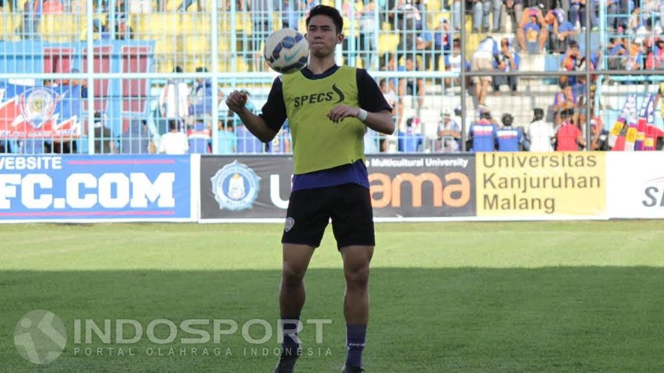 Ryuji Utomo pemain Arema Cronus. Copyright: &copy; Ian Setiawan/INDOSPORT